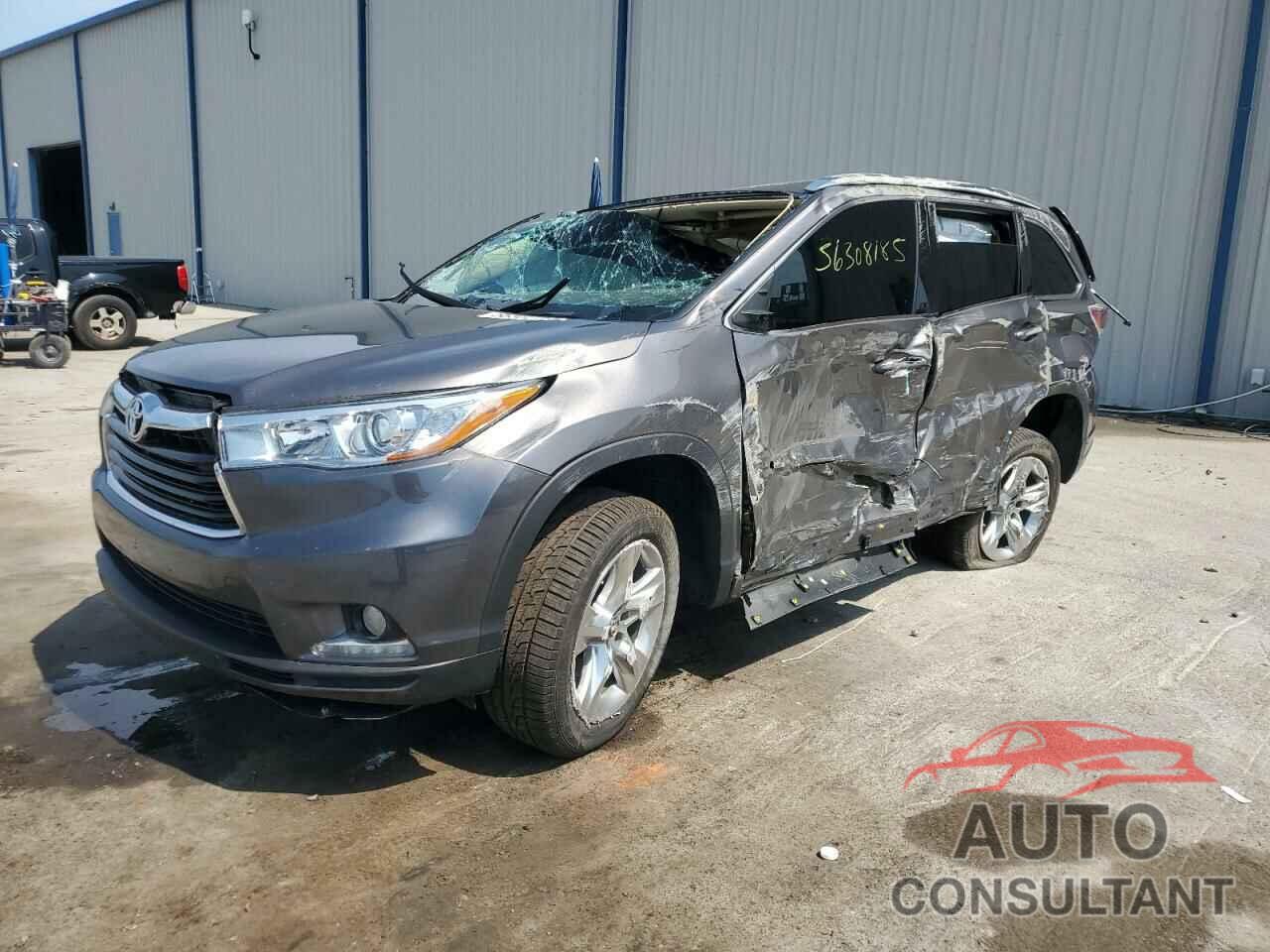 TOYOTA HIGHLANDER 2016 - 5TDYKRFHXGS172798