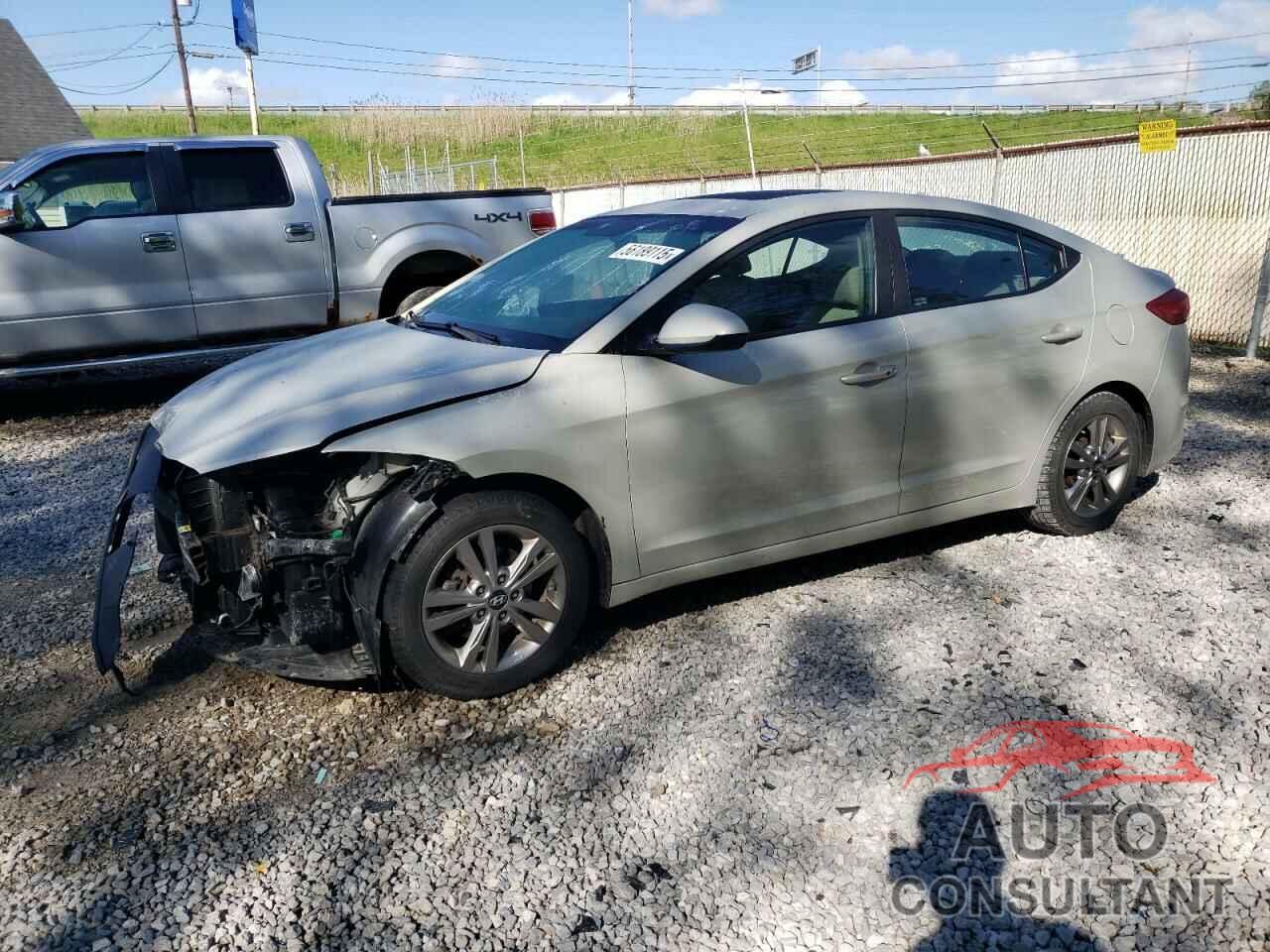HYUNDAI ELANTRA 2017 - KMHD84LF9HU354570