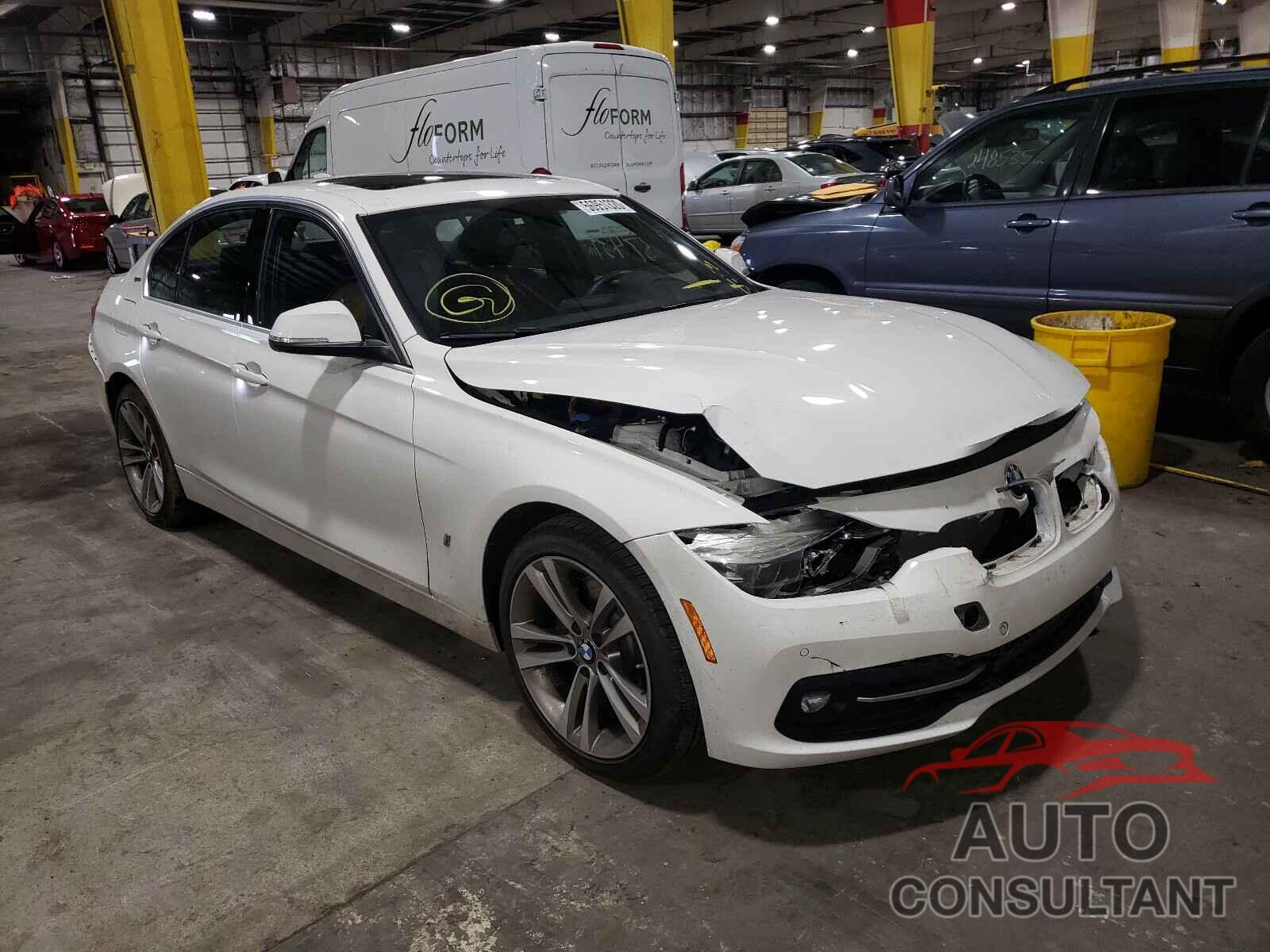 BMW 3 SERIES 2017 - WBA8E1C54HK895216