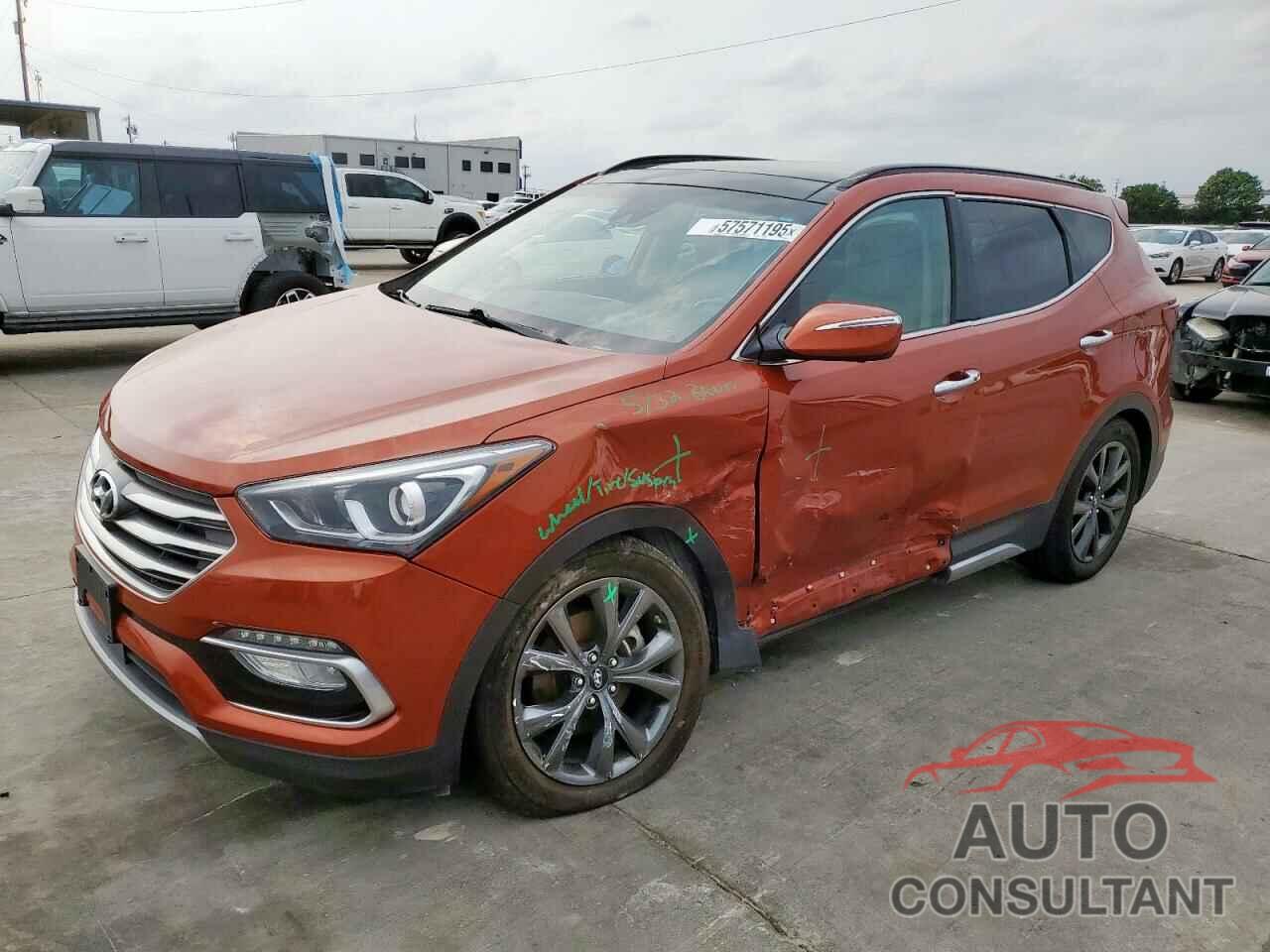HYUNDAI SANTA FE 2017 - 5XYZW4LA0HG397412