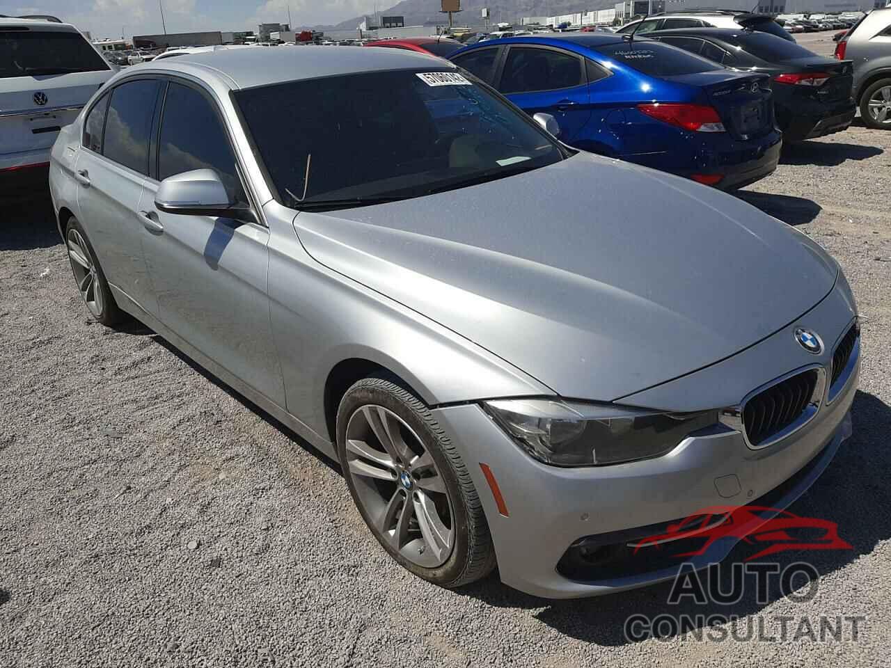 BMW 3 SERIES 2017 - WBA8B9G36HNU56338