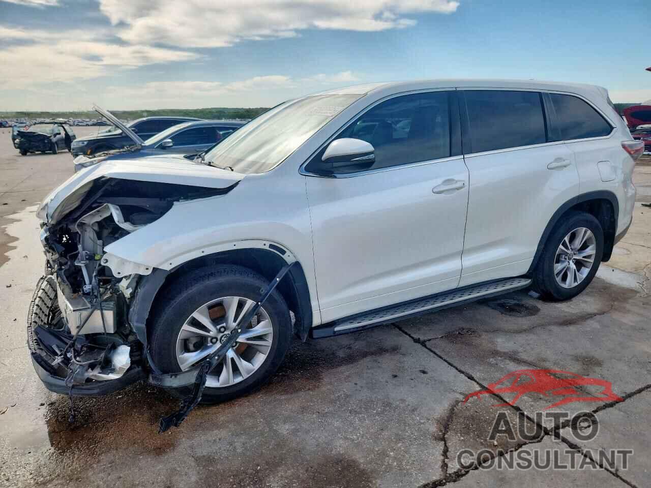 TOYOTA HIGHLANDER 2016 - 5TDZKRFH7GS180538