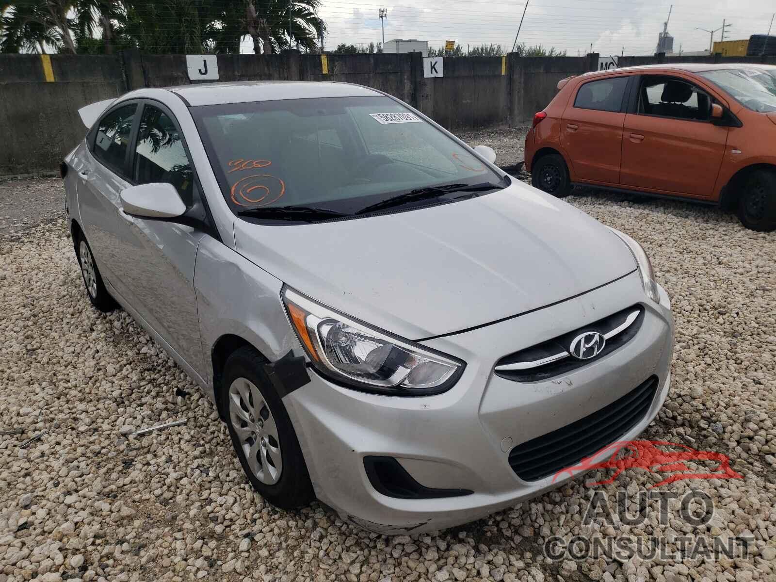 HYUNDAI ACCENT 2016 - KMHCT4AE3GU054493