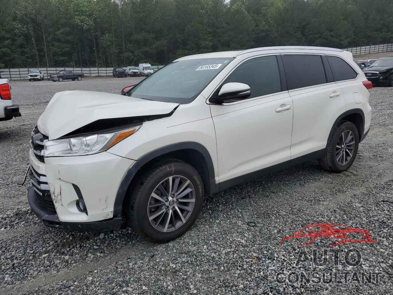 TOYOTA HIGHLANDER 2019 - 5TDKZRFH3KS559736