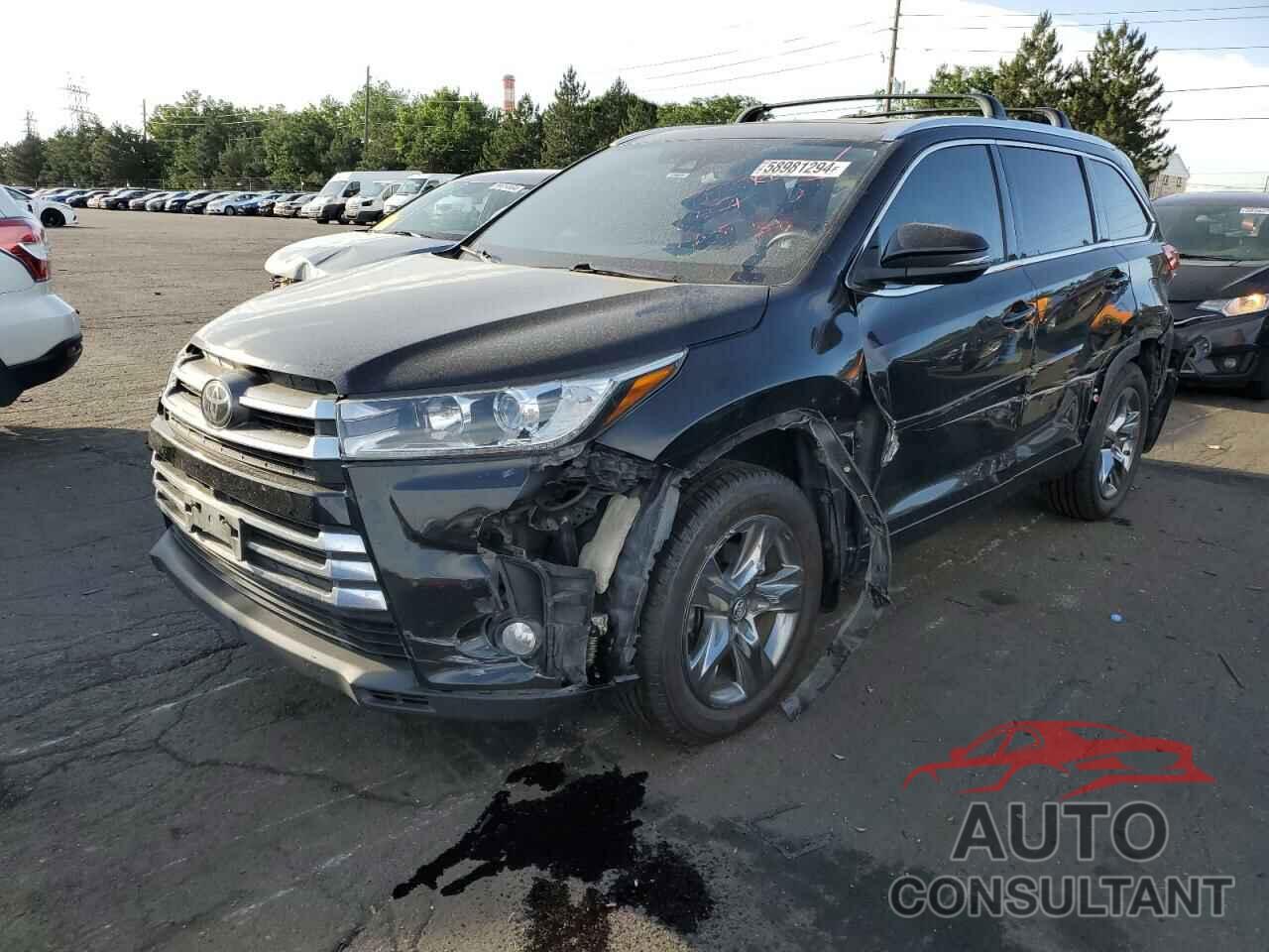 TOYOTA HIGHLANDER 2018 - 5TDDZRFH8JS835092