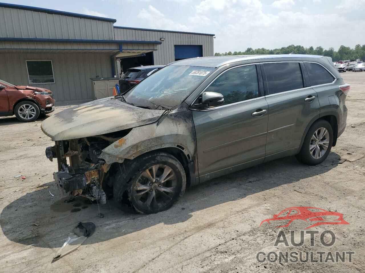 TOYOTA HIGHLANDER 2015 - 5TDJKRFH1FS199789