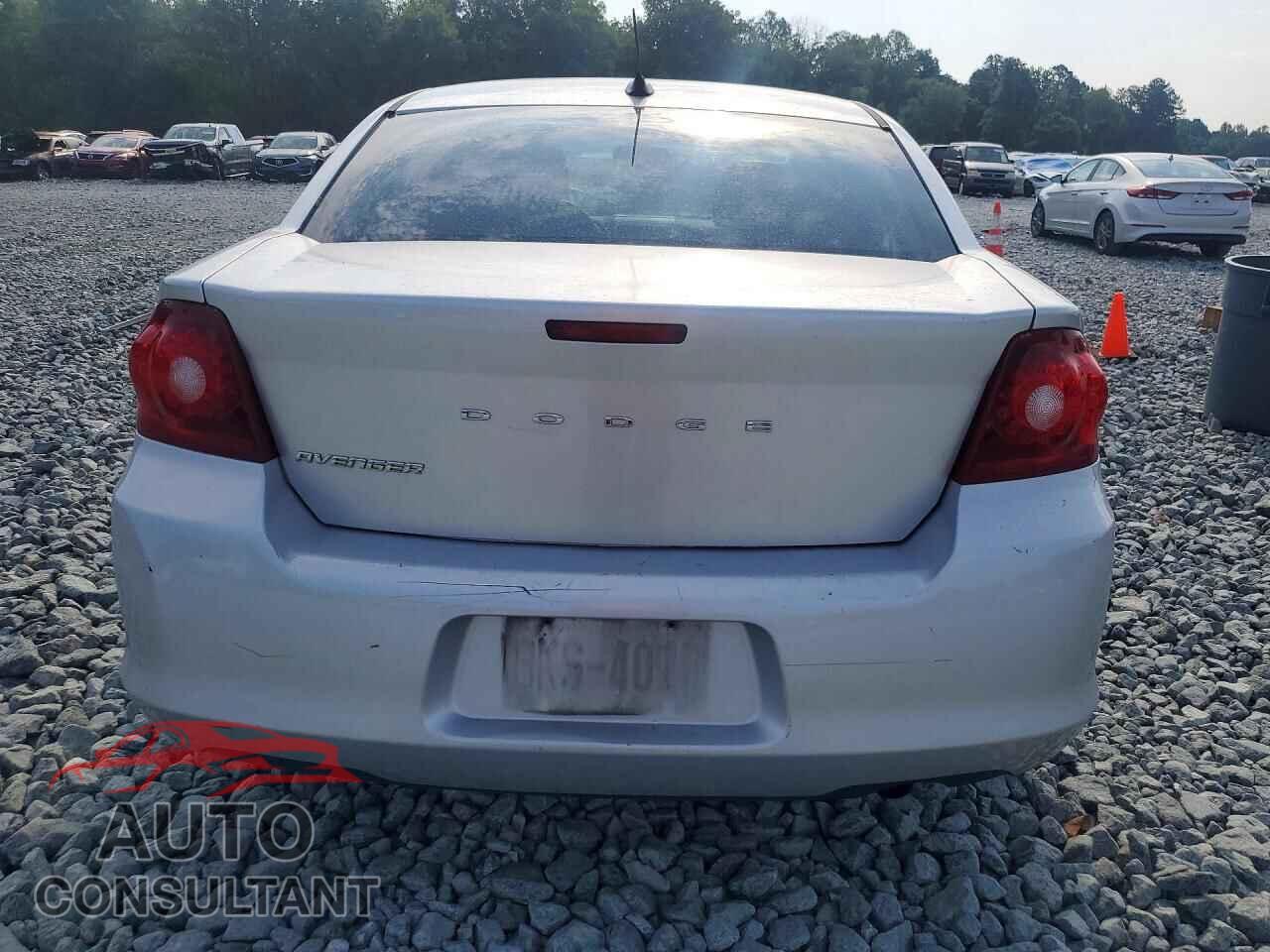 DODGE AVENGER 2012 - 1C3CDZAB4CN193416