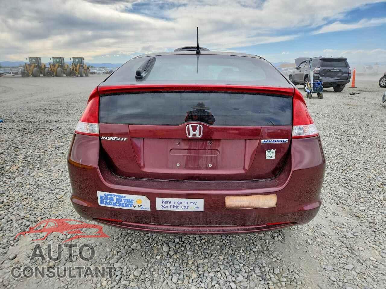 HONDA INSIGHT 2011 - JHMZE2H52BS003704