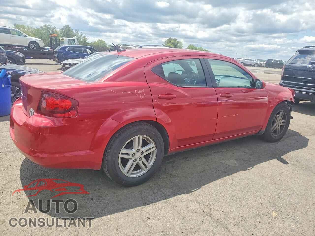 DODGE AVENGER 2012 - 1C3CDZCB6CN173567