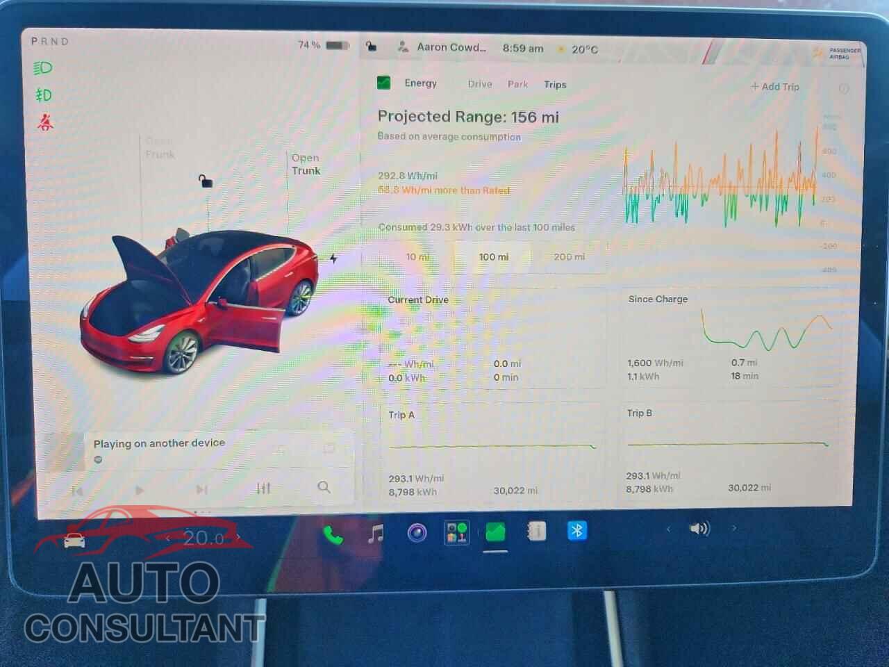 TESLA MODEL 3 2018 - 5YJ3E1EA6JF118210