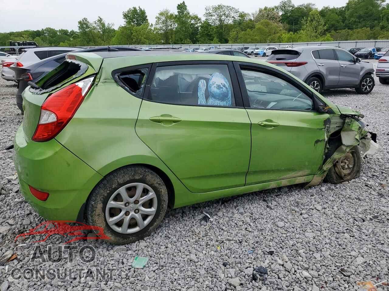 HYUNDAI ACCENT 2012 - KMHCT5AEXCU040543