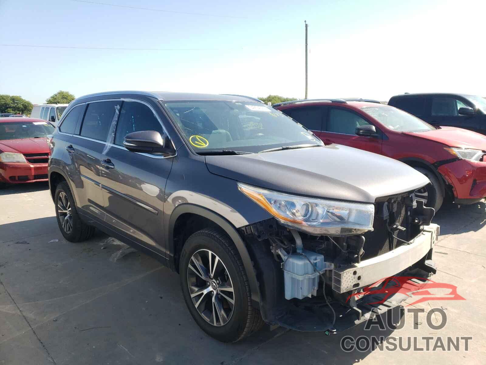 TOYOTA HIGHLANDER 2016 - 5TDKKRFHXGS503160