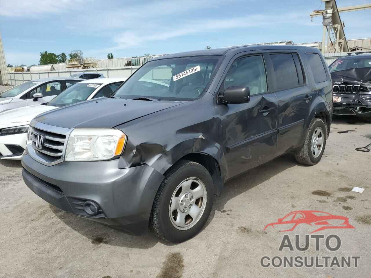 HONDA PILOT 2012 - 5FNYF4H25CB075507