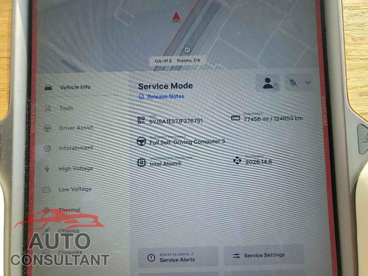 TESLA MODEL S 2018 - 5YJSA1E27JF276751