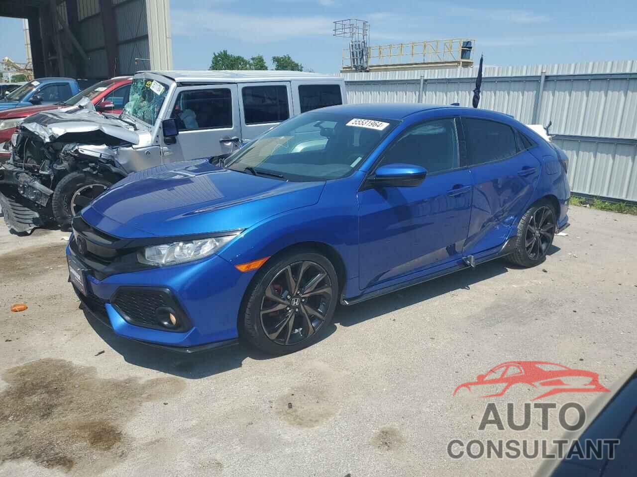 HONDA CIVIC 2018 - SHHFK7G48JU200454