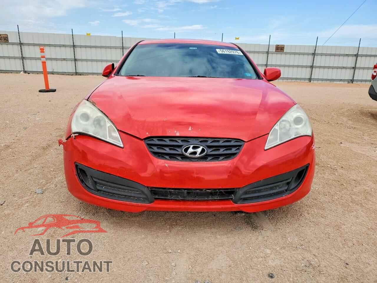 HYUNDAI GENESIS 2012 - KMHHT6KD4CU076990