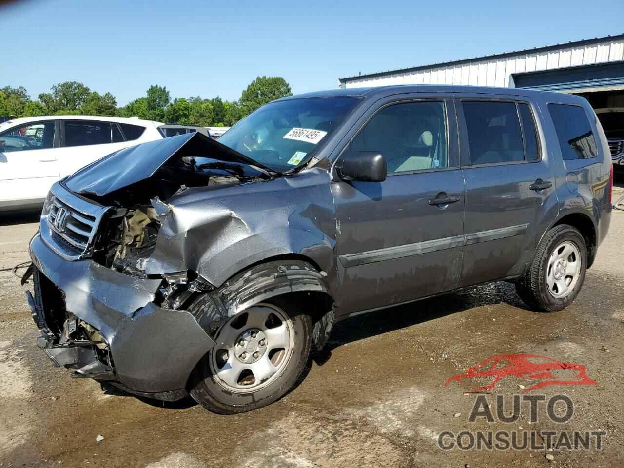 HONDA PILOT 2013 - 5FNYF3H21DB016692