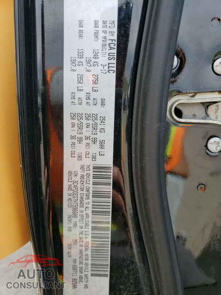 DODGE JOURNEY 2017 - 3C4PDDEG7HT596609