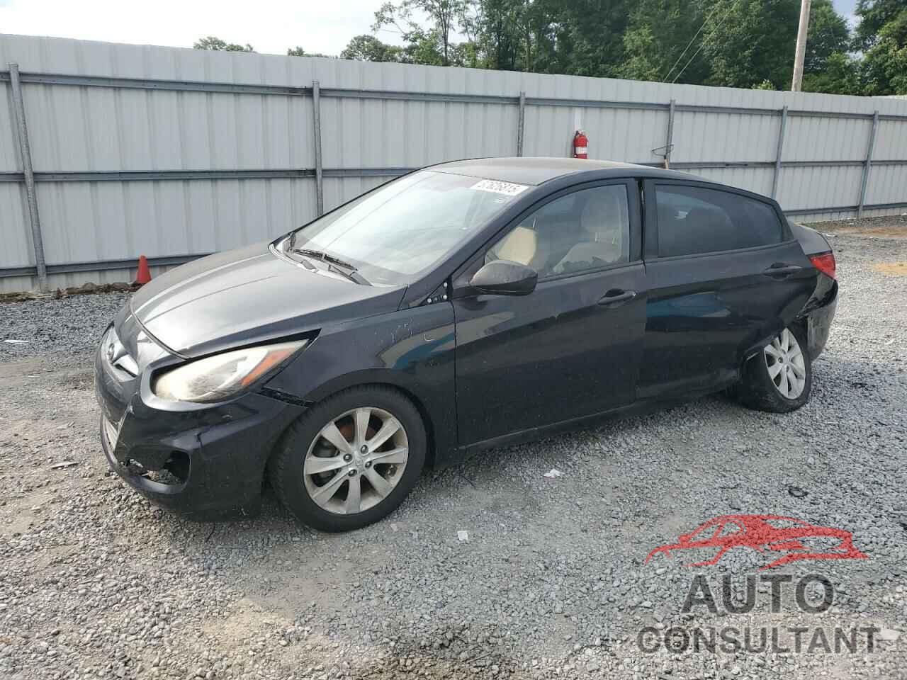 HYUNDAI ACCENT 2013 - KMHCU4AE5DU284710