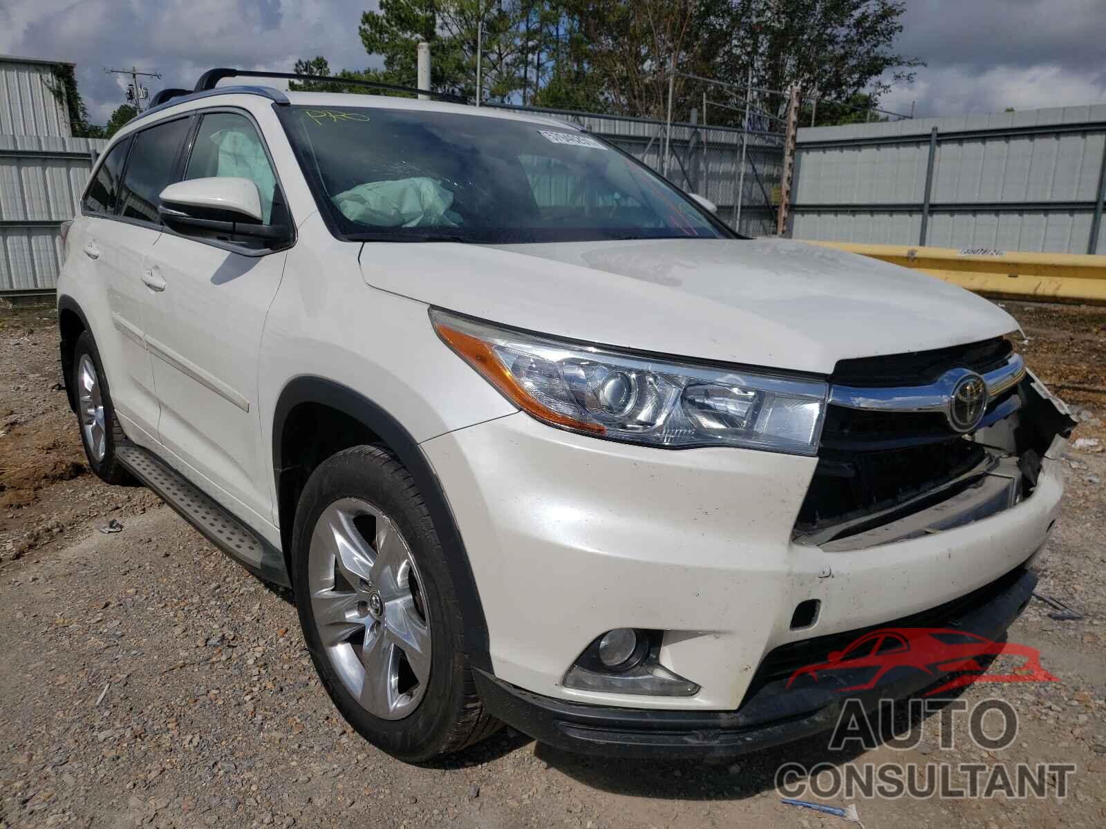 TOYOTA HIGHLANDER 2016 - 5TDYKRFH3GS133129