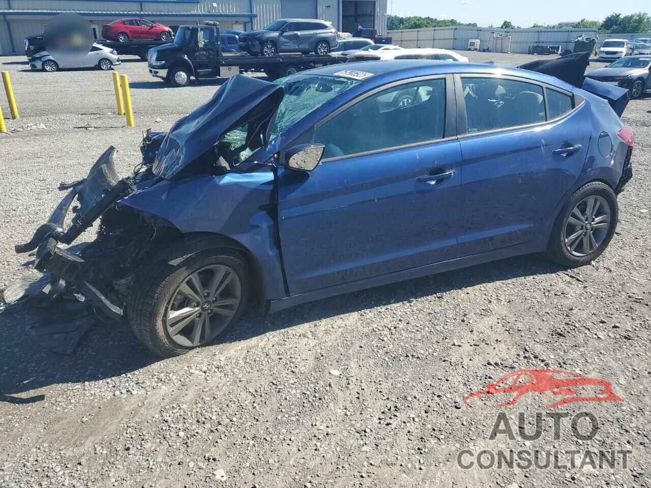 HYUNDAI ELANTRA 2018 - 5NPD84LF4JH262254