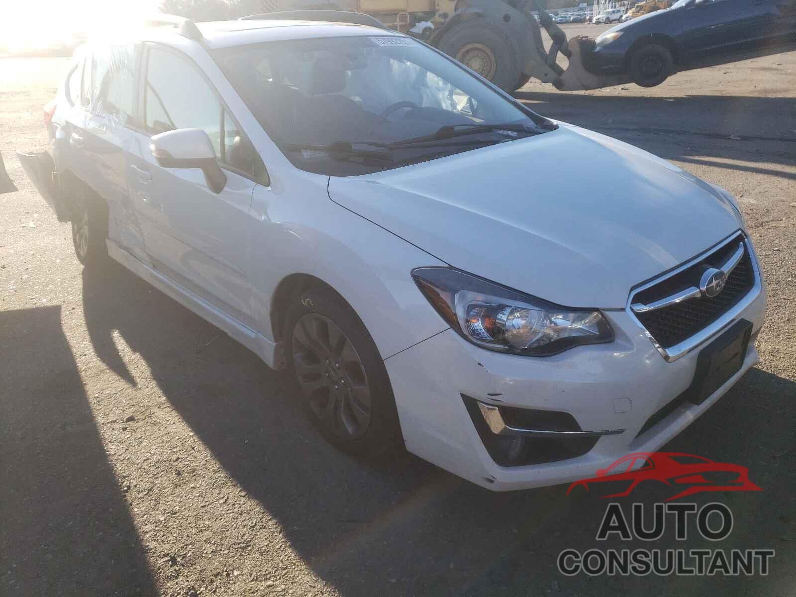 SUBARU IMPREZA 2016 - JF1GPAY64GH290558