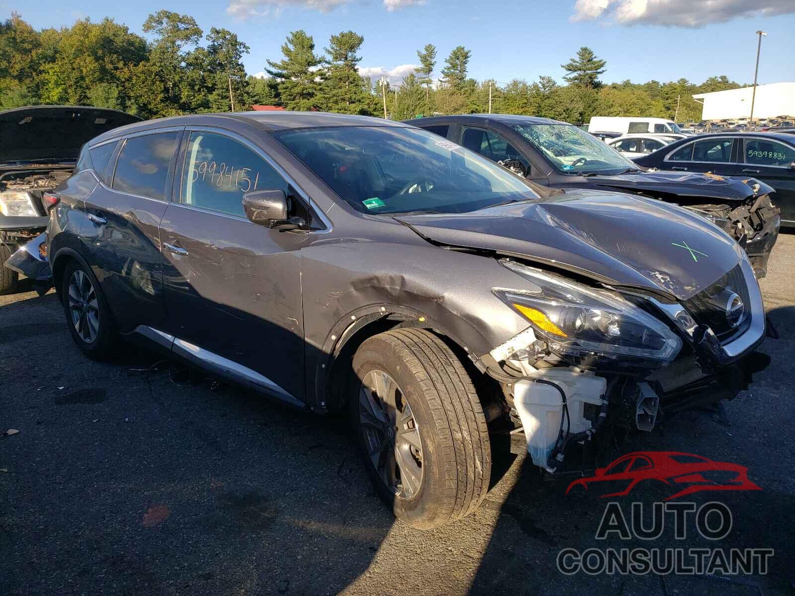 NISSAN MURANO 2018 - 5N1AZ2MH3JN119389