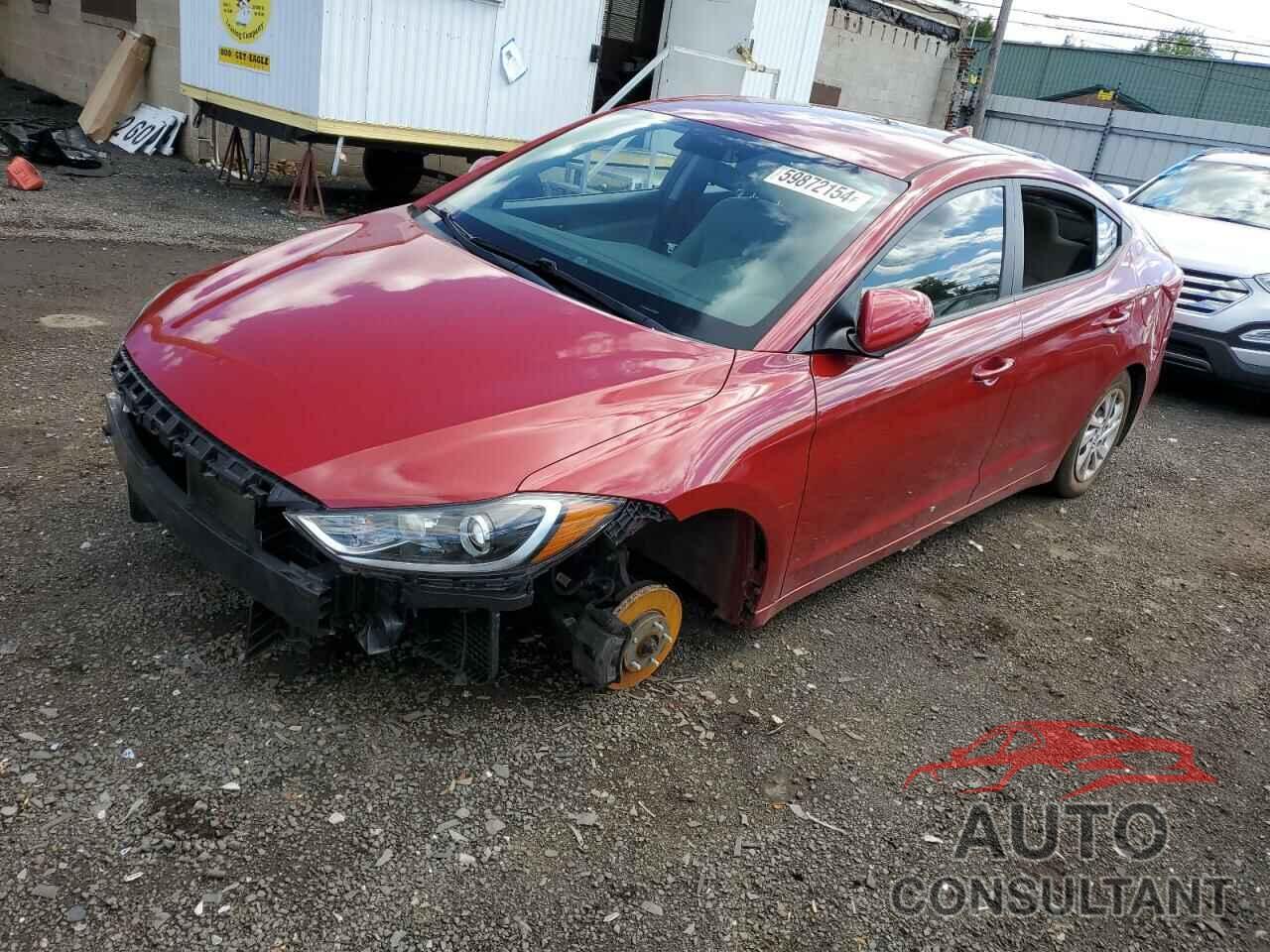 HYUNDAI ELANTRA 2017 - KMHD74LF2HU399224