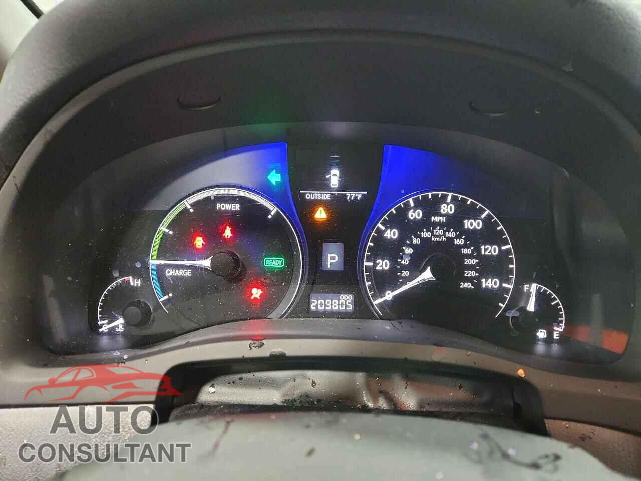 LEXUS RX450 2011 - JTJBC1BA2B2040354
