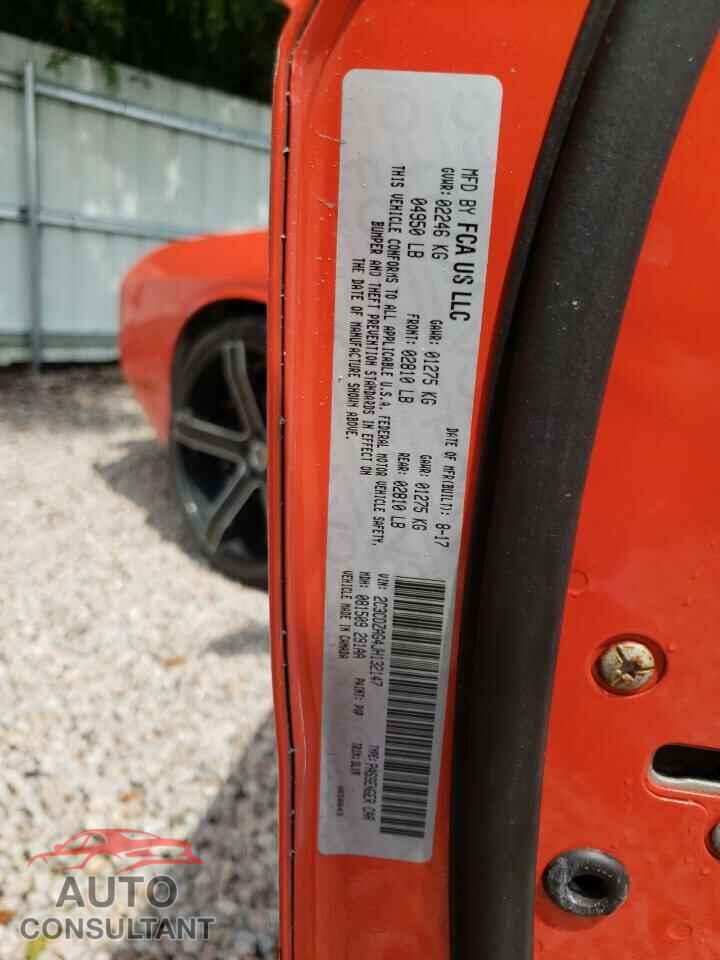 DODGE CHALLENGER 2018 - 2C3CDZAG4JH132147