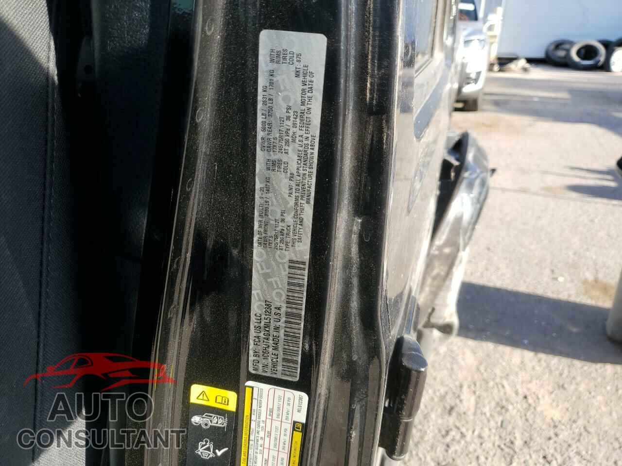 JEEP GLADIATOR 2021 - 1C6HJTAGXML512387