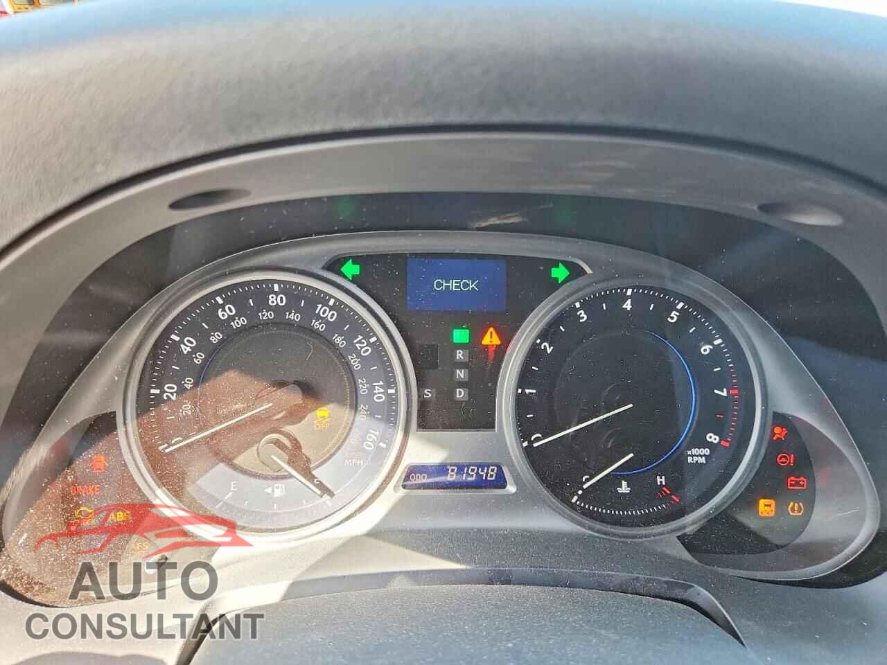 LEXUS IS 2010 - JTHCF5C21A5037079