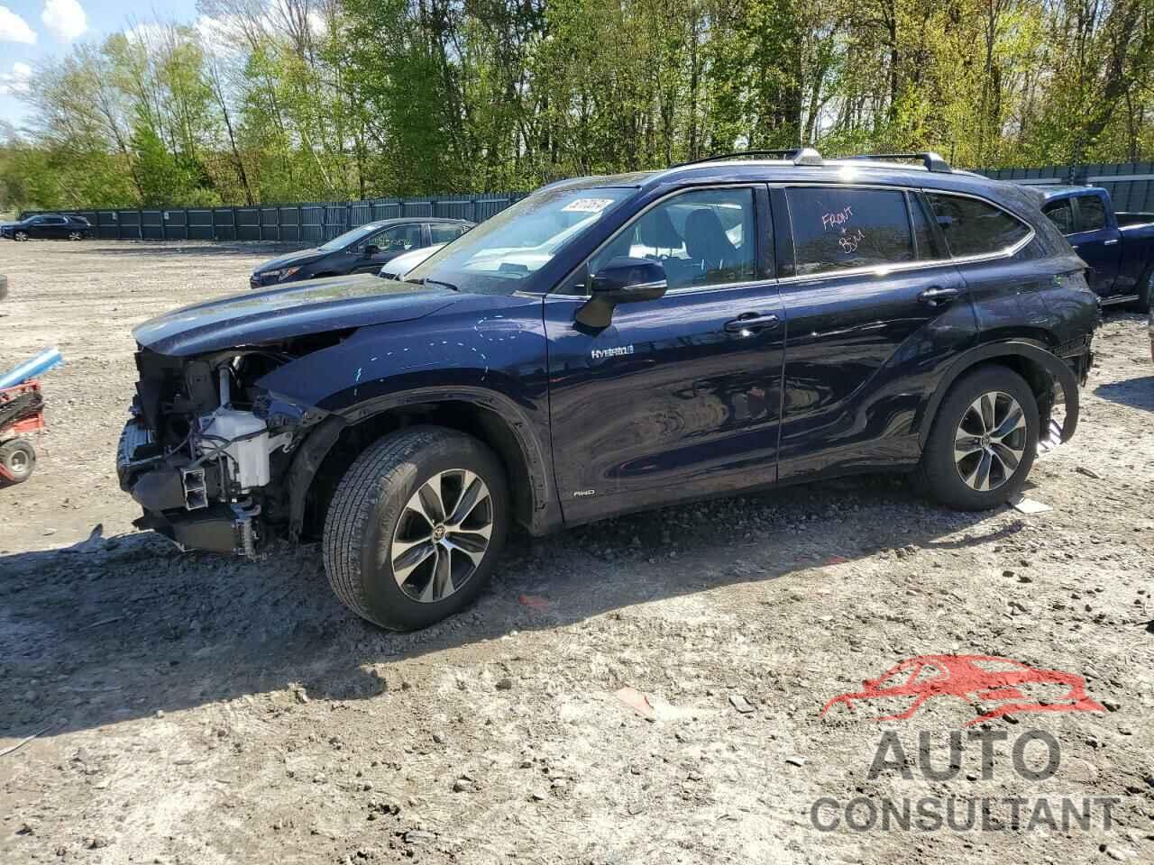 TOYOTA HIGHLANDER 2021 - 5TDGBRCH3MS038033