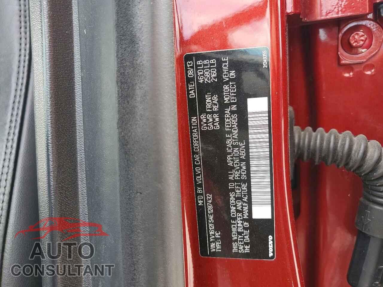 VOLVO S60 2014 - YV1612FS4E1287432