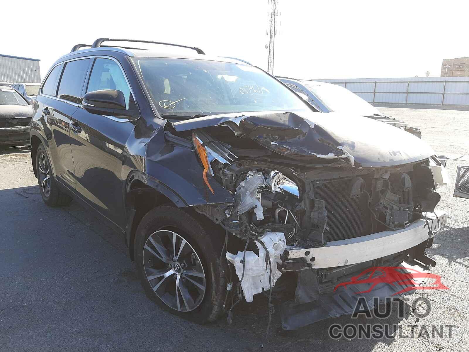 TOYOTA HIGHLANDER 2016 - 5TDJKRFH2GS287008