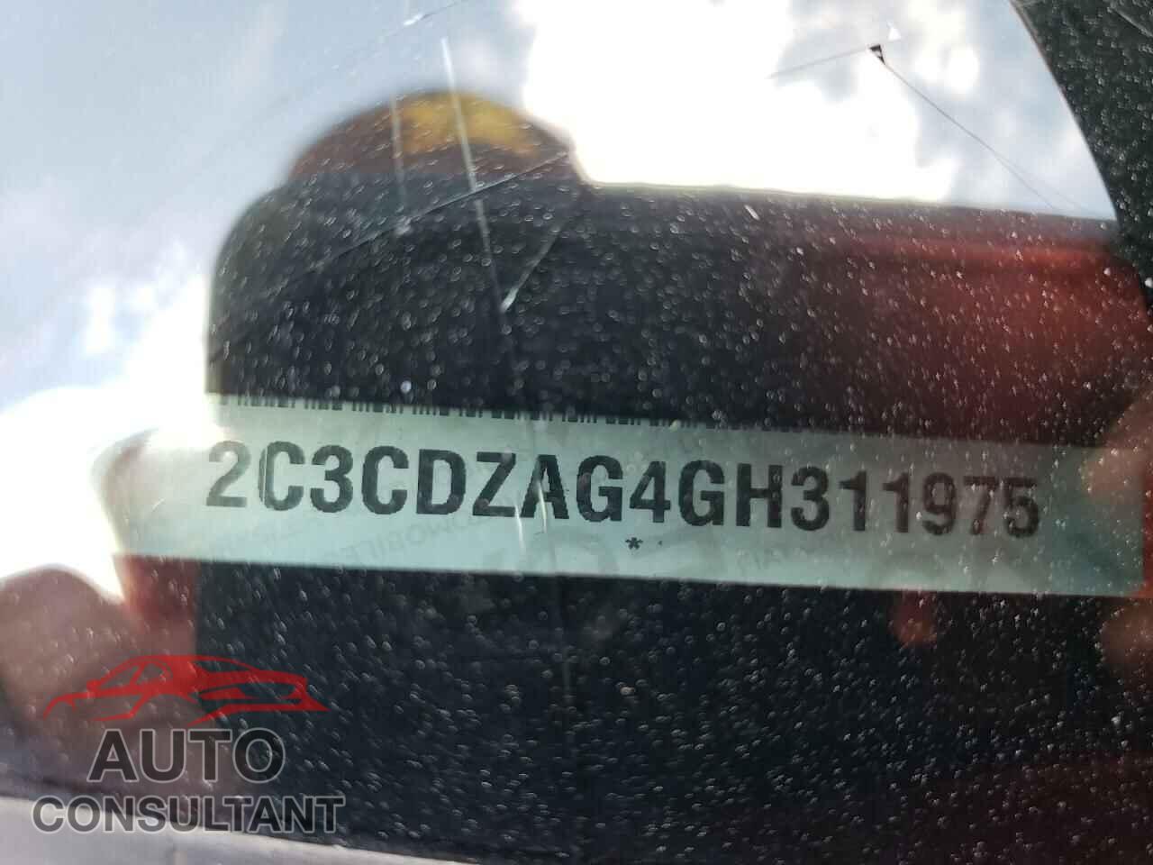 DODGE CHALLENGER 2016 - 2C3CDZAG4GH311975