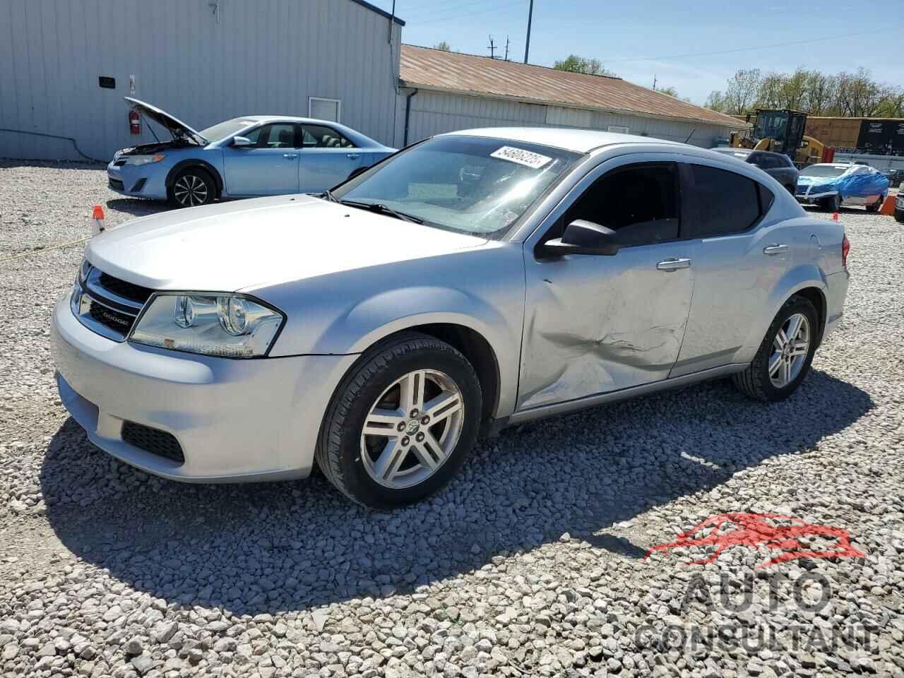 DODGE AVENGER 2012 - 1C3CDZAB8CN136524