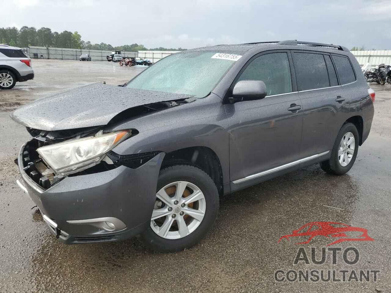 TOYOTA HIGHLANDER 2013 - 5TDZK3EH2DS135467