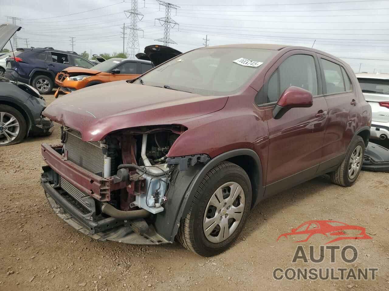 CHEVROLET TRAX 2016 - 3GNCJKSB8GL168865
