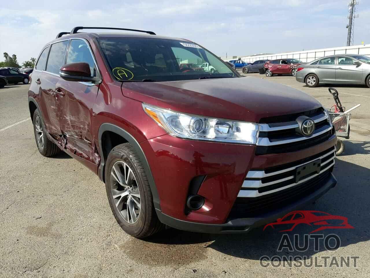 TOYOTA HIGHLANDER 2017 - 5TDZZRFH5HS201948