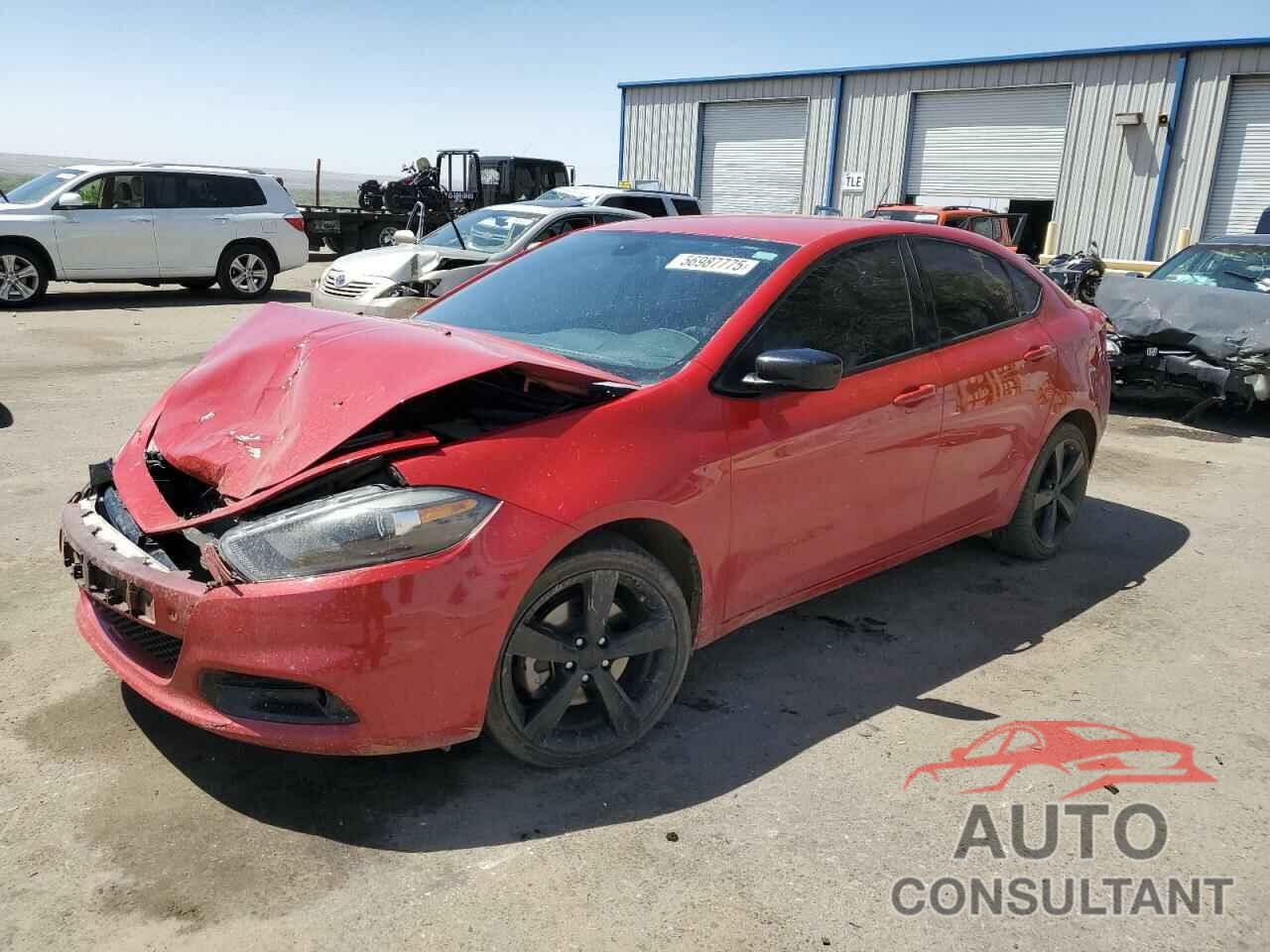 DODGE DART 2016 - 1C3CDFBB6GD504692