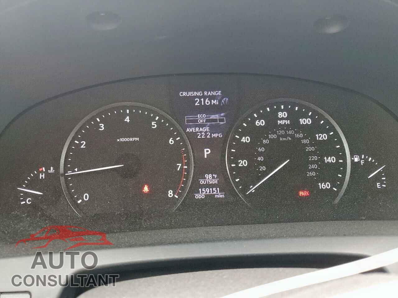 LEXUS LS460 2013 - JTHBL5EF8D5119058