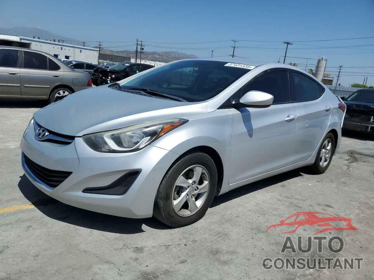 HYUNDAI ELANTRA 2014 - KMHDH4AE6EU181516