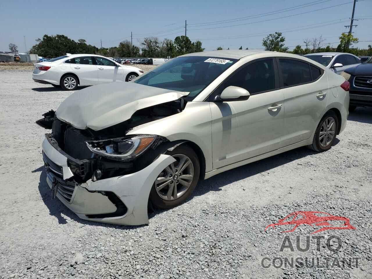 HYUNDAI ELANTRA 2017 - KMHD84LF6HU064643