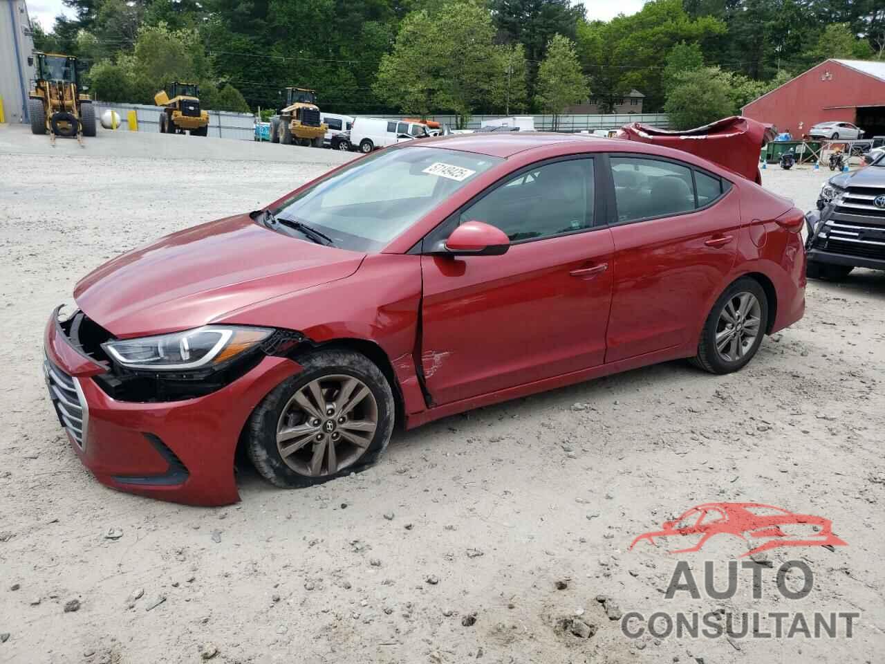 HYUNDAI ELANTRA 2017 - KMHD84LF9HU076656
