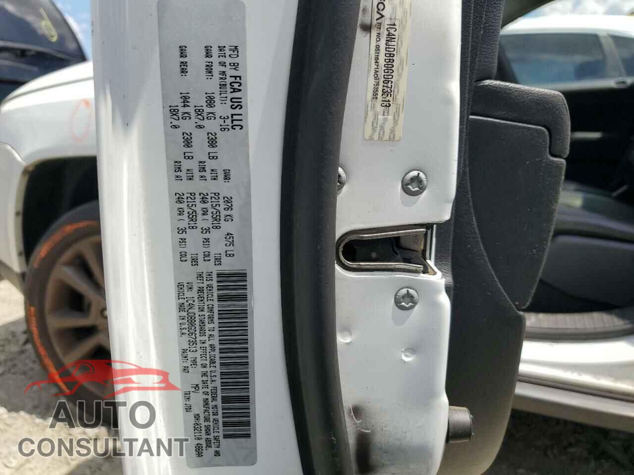 JEEP COMPASS 2016 - 1C4NJDBB0GD673513