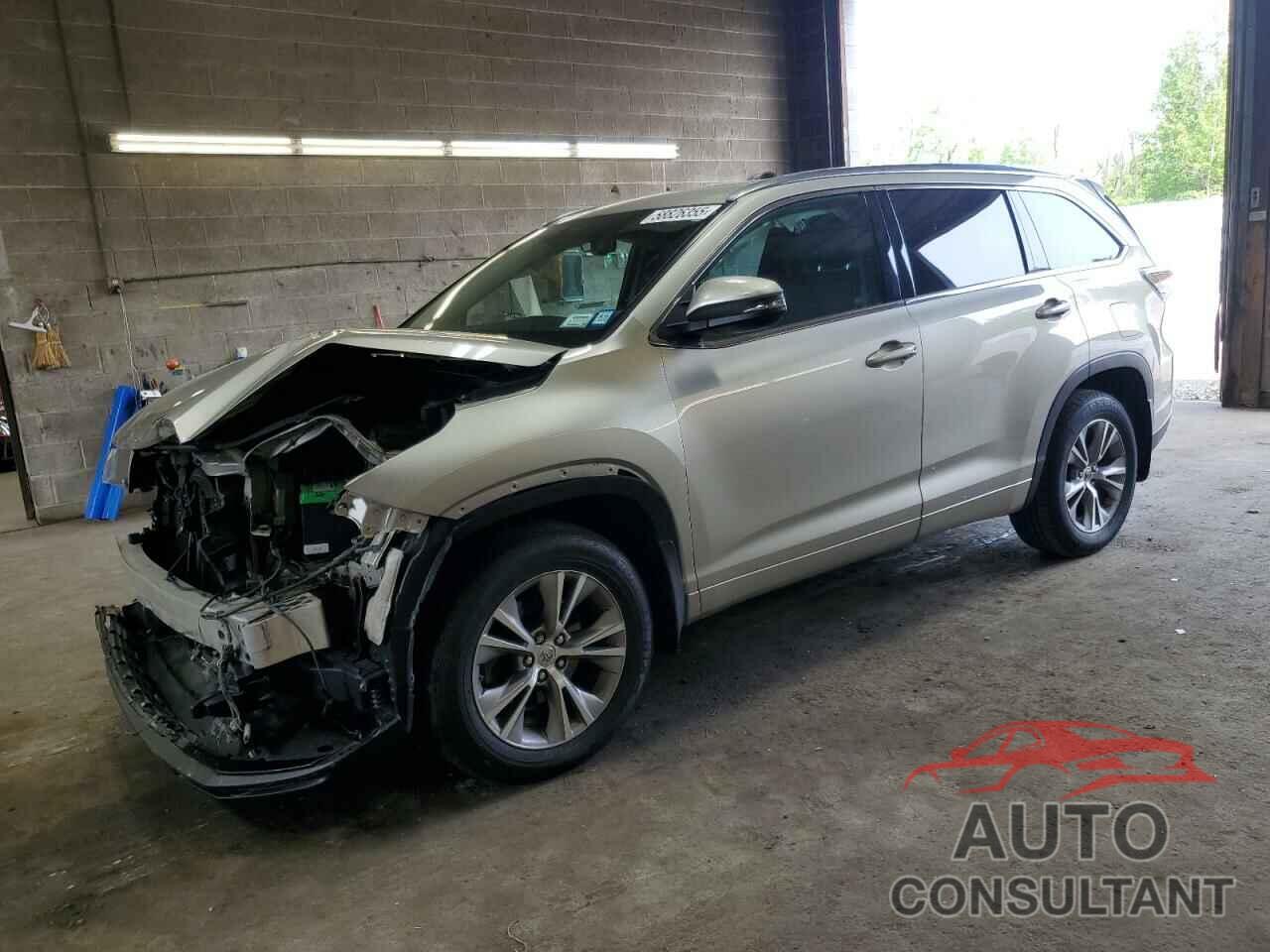 TOYOTA HIGHLANDER 2015 - 5TDJKRFH8FS187459