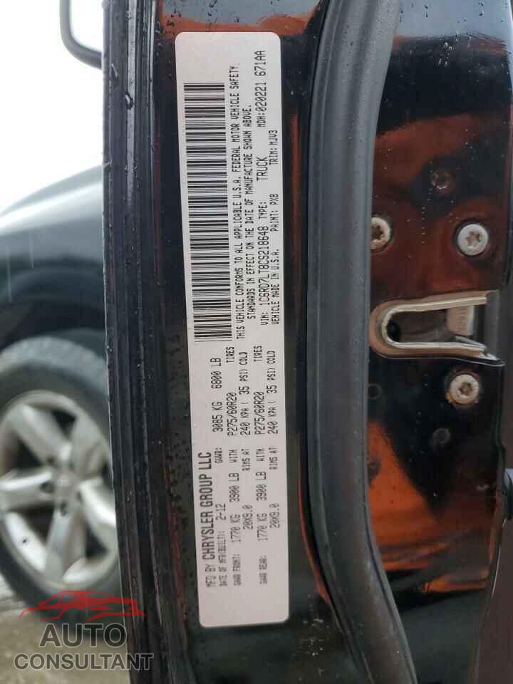 DODGE RAM 1500 2012 - 1C6RD7LT8CS218648