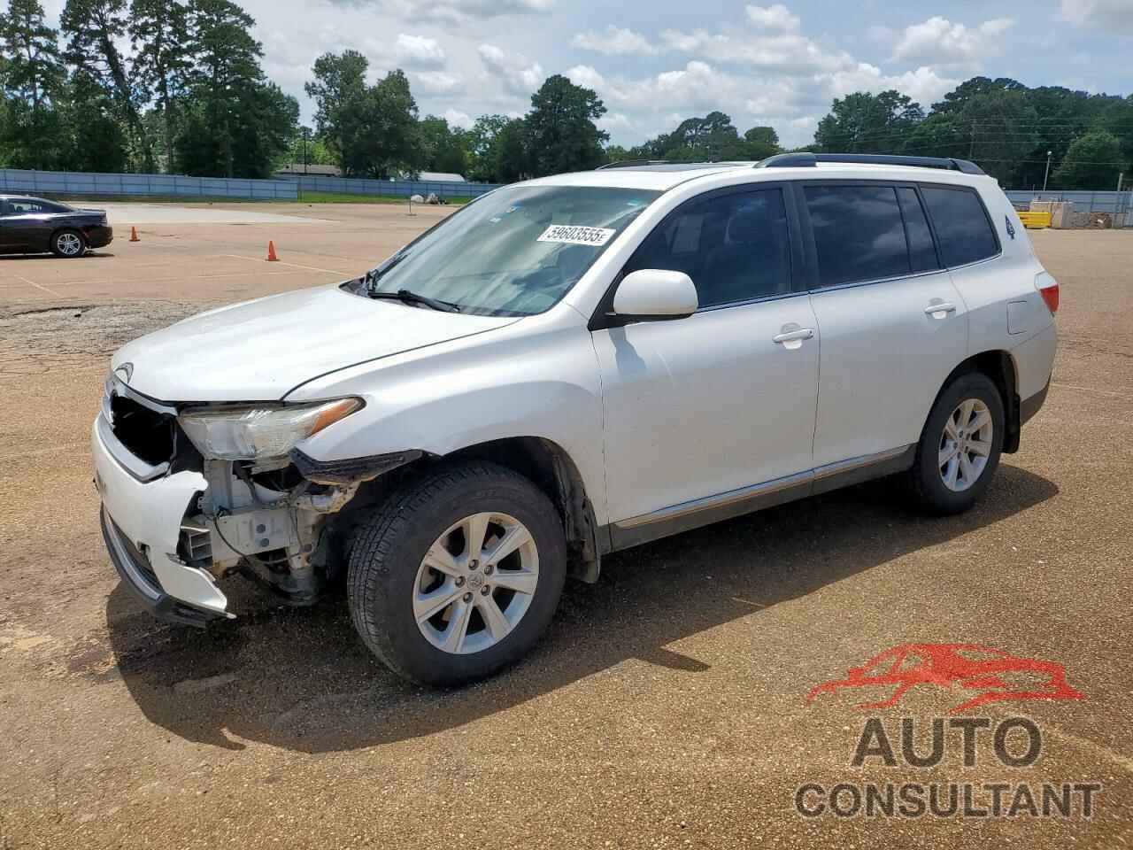TOYOTA HIGHLANDER 2012 - 5TDZK3EH0CS070584