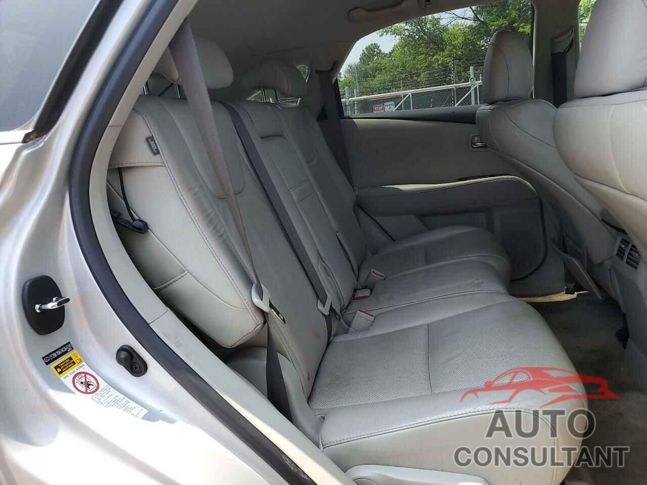LEXUS RX350 2010 - 2T2BK1BA7AC064599